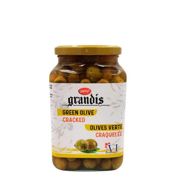 Cracked Green Olives 1kg